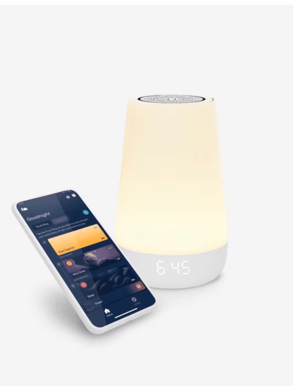 Hatch Rest+ light with sound machine and Wake Alarm - White